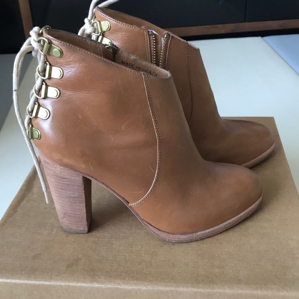 Steven Alan high heel camel boot SZ 6